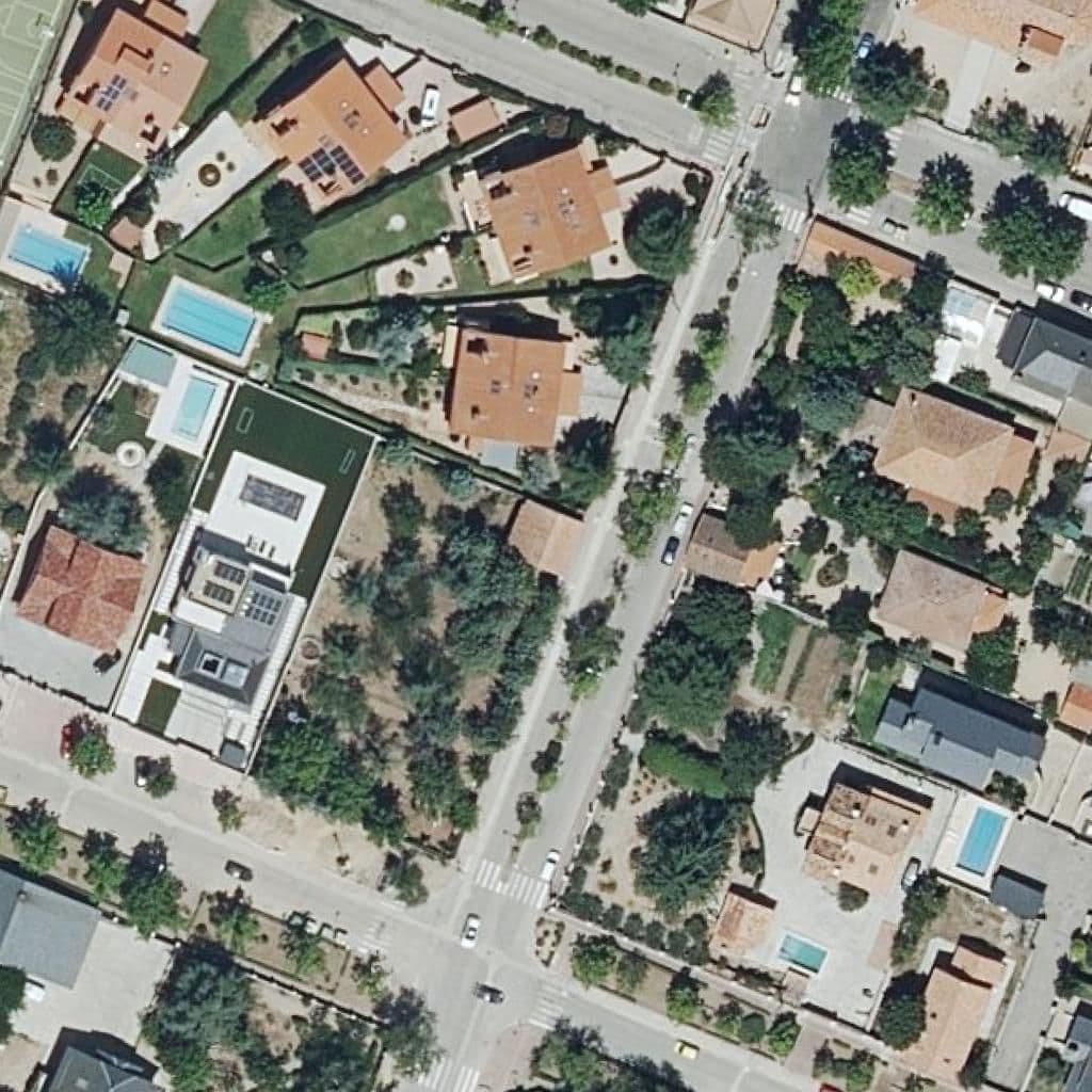 Aerial view of the grounds of Pequeguay