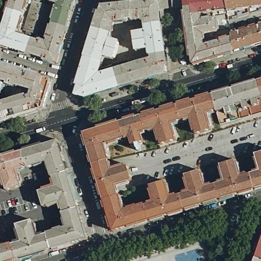 Aerial view of the grounds of Escune Formacion