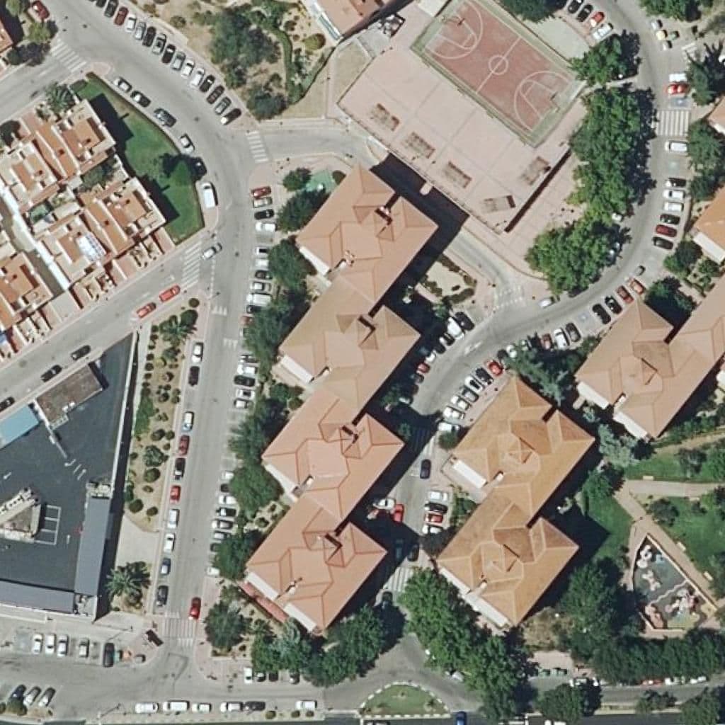 Aerial view of the grounds of Campanilla