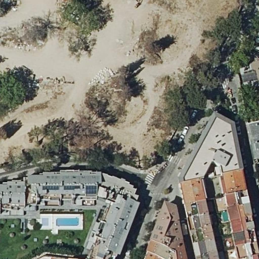 Aerial view of the grounds of Rainbowschool