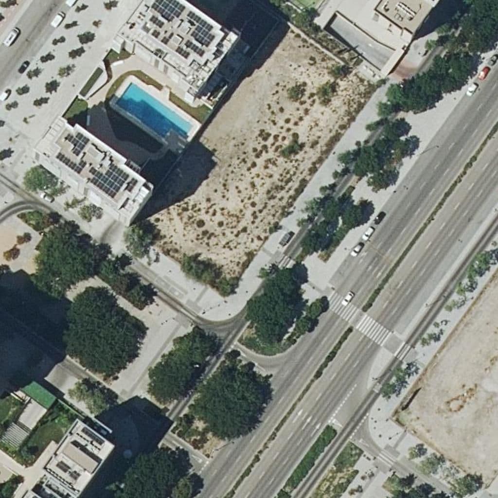 Aerial view of the grounds of Cucos Home Valdebebas