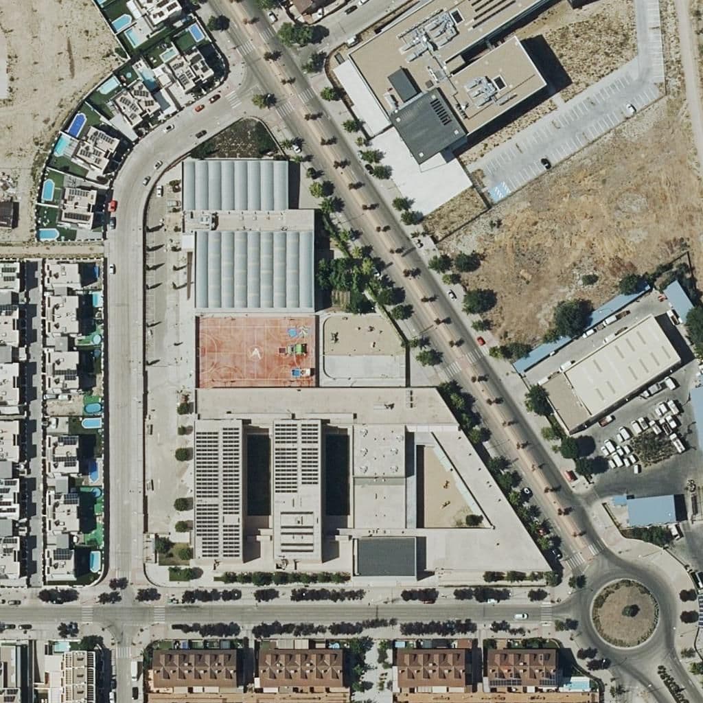 Вид згори на територію школи «Centro De Enseñanzas Deportivas Valle Del Miro»