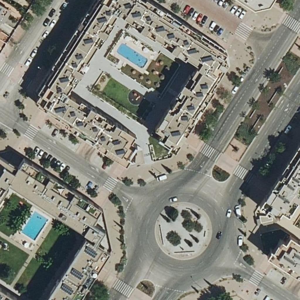 Aerial view of the grounds of Mis Primeros Pasitos