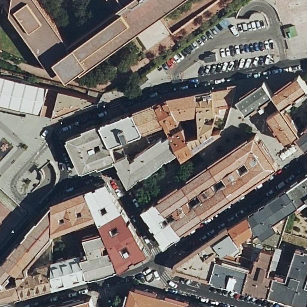 Aerial view of the grounds of Campus Fp Leganes