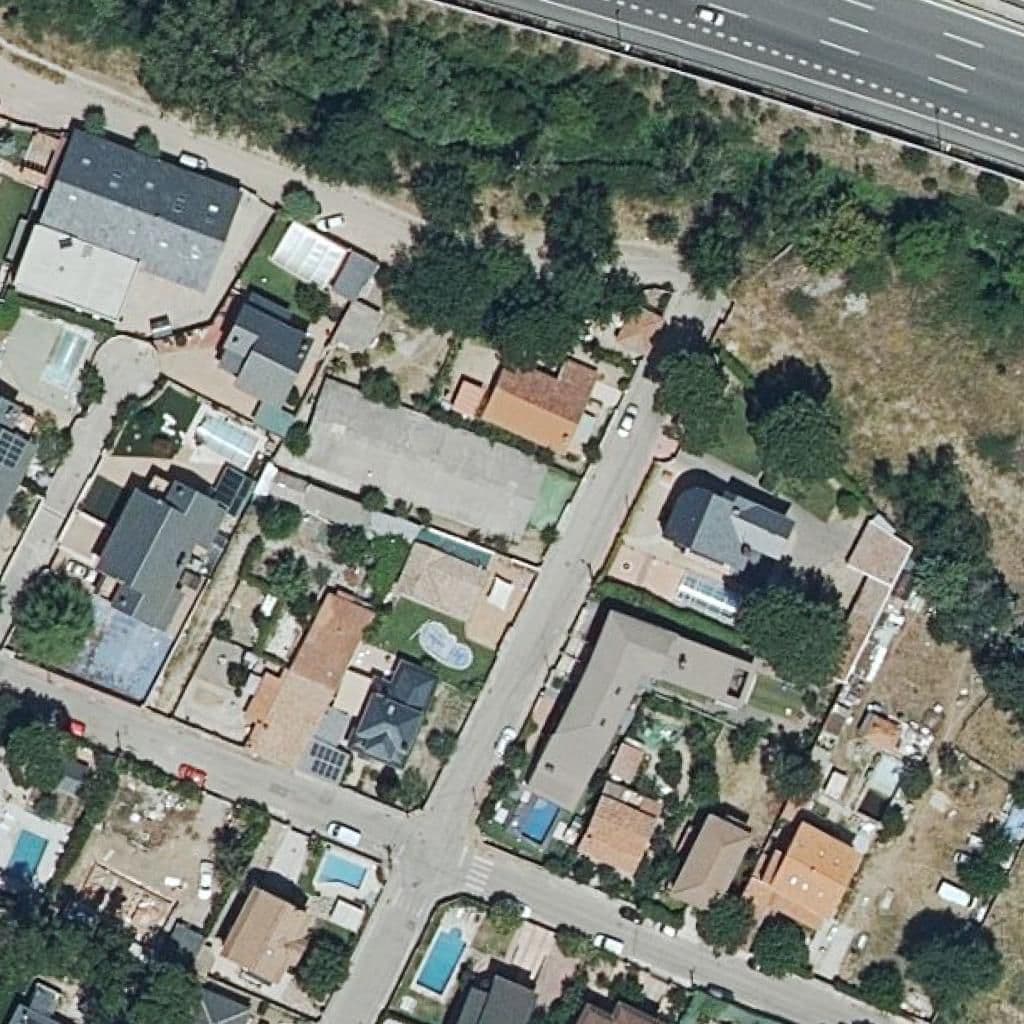 Aerial view of the grounds of La Casita De Pooh
