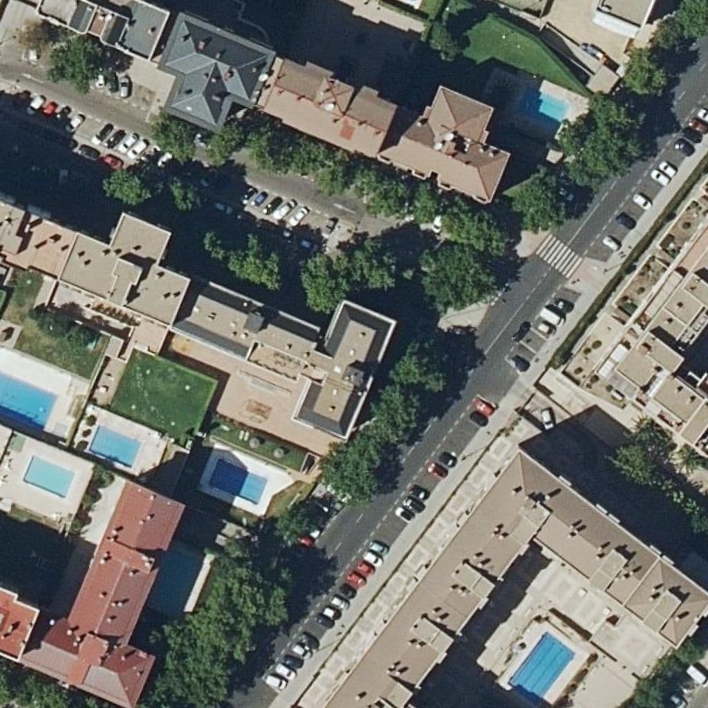 Aerial view of the grounds of Little Planet