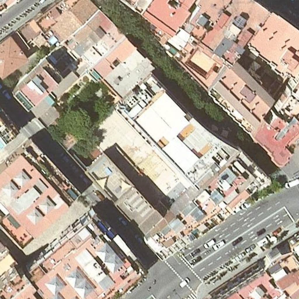 Aerial view of the grounds of Escuela Suiza
