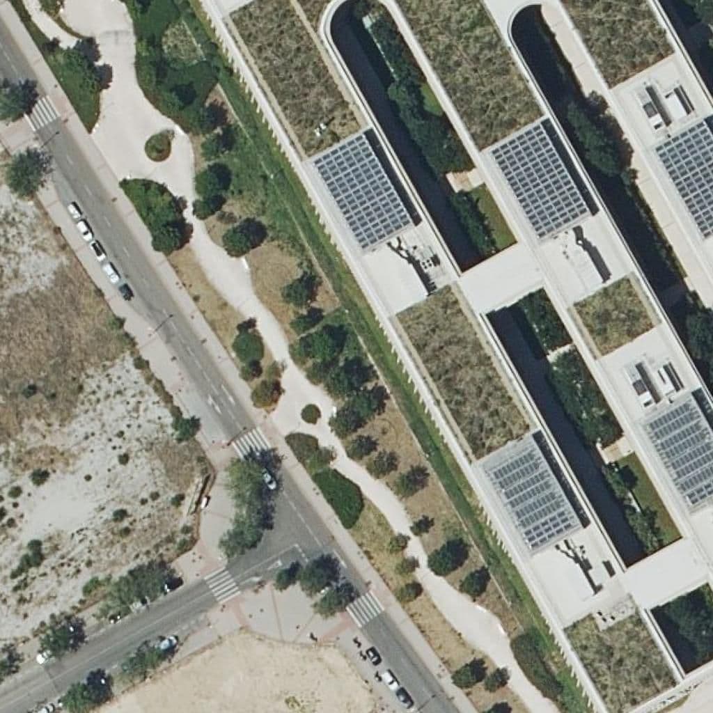 Aerial view of the grounds of Malala Yousafzai