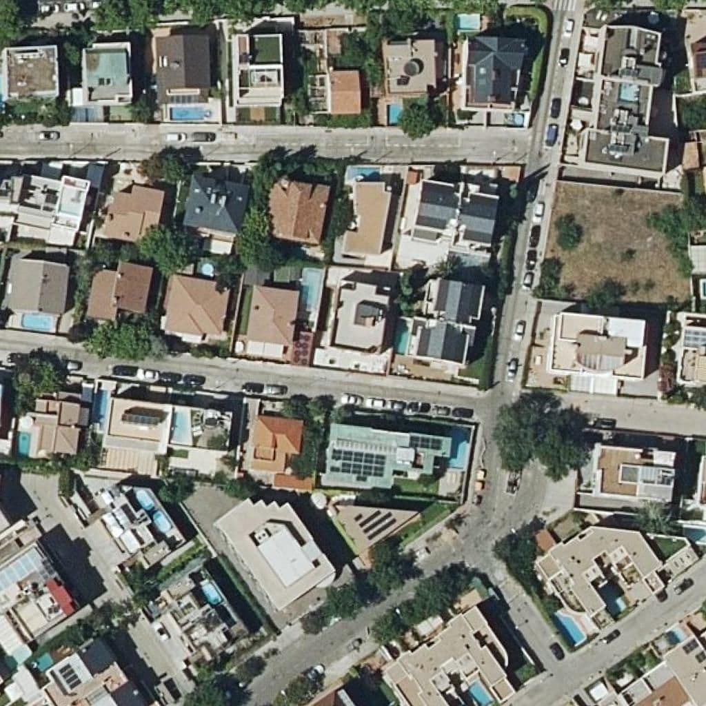 Aerial view of the grounds of Colegio Internacional Arturo Soria Nursery School