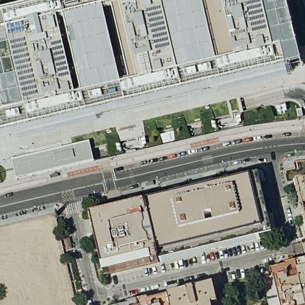 Вид згори на територію школи «Santander España»