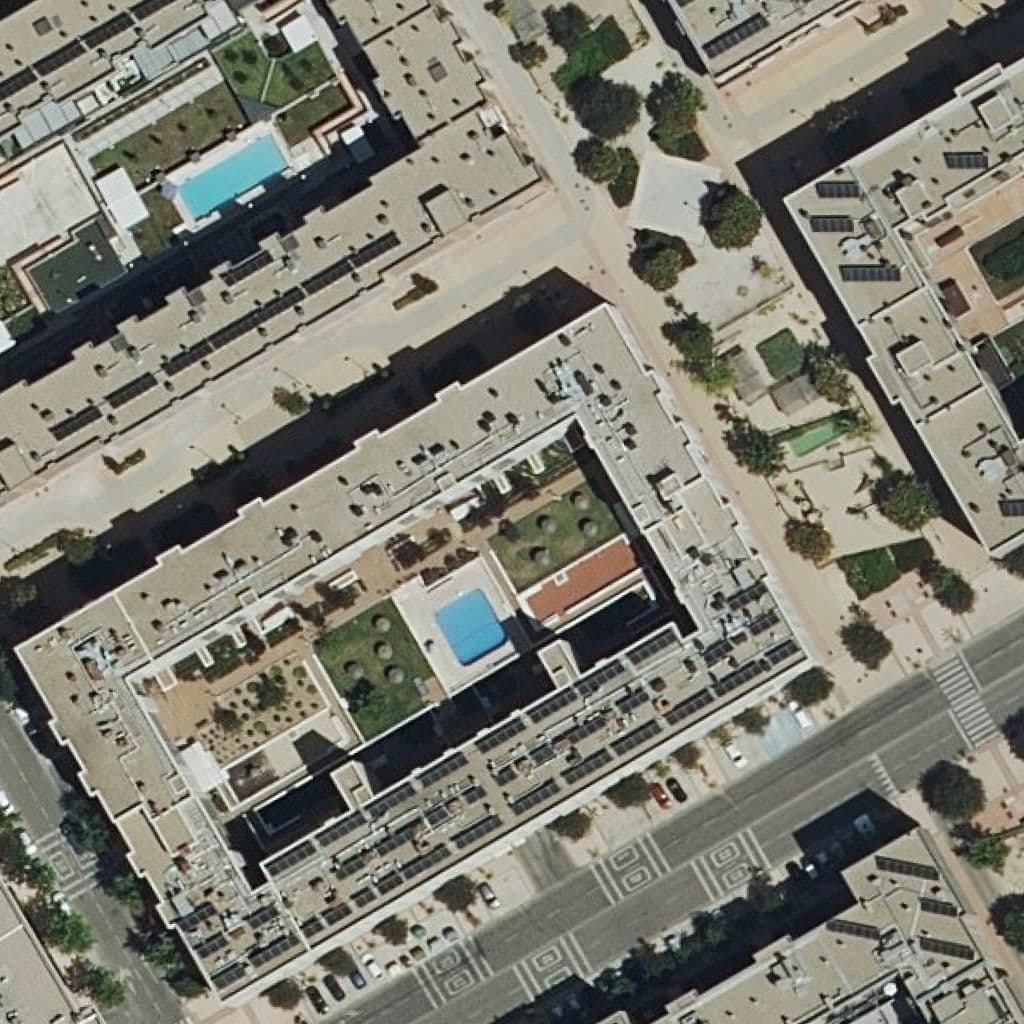 Aerial view of the grounds of Nacer Buenavista