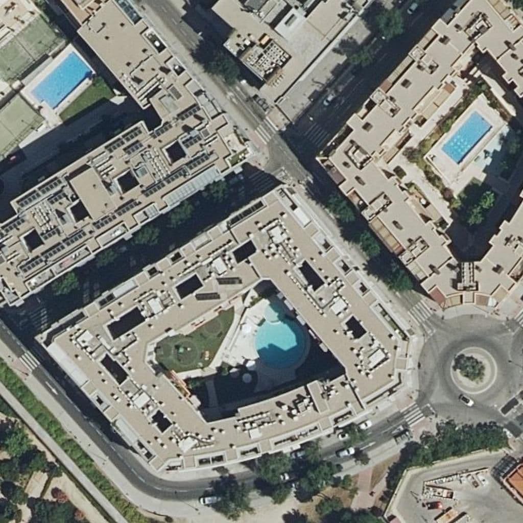 Aerial view of the grounds of Casita Maravillas Baby