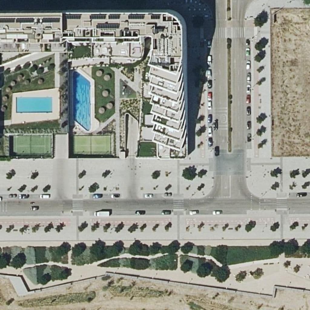 Aerial view of the grounds of Maberogan Valdebebas