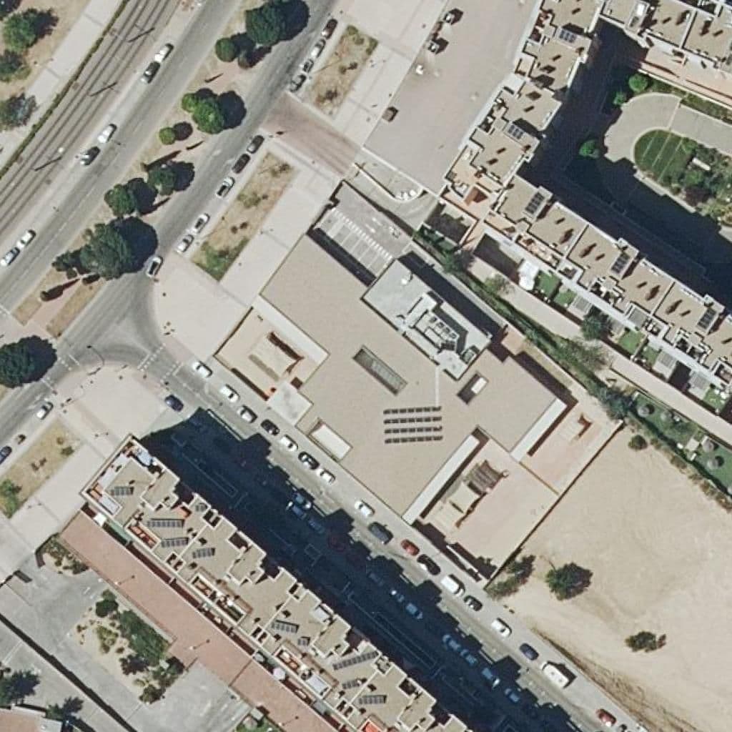 Aerial view of the grounds of La Ardilla