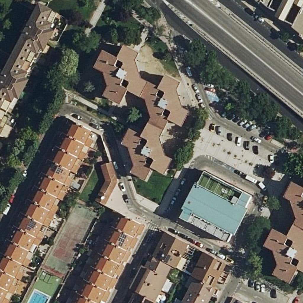 Aerial view of the grounds of Lider System Fp Getafe Iii