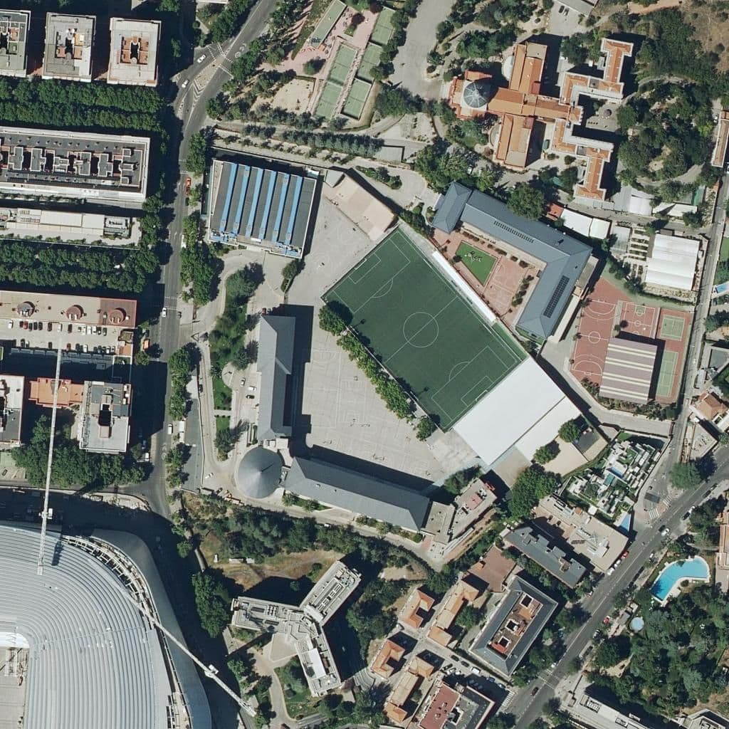 Aerial view of the grounds of Vatel España