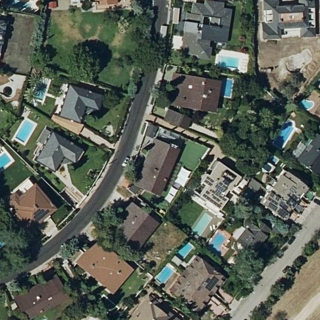 Aerial view of the grounds of International Montessori Kindergarten