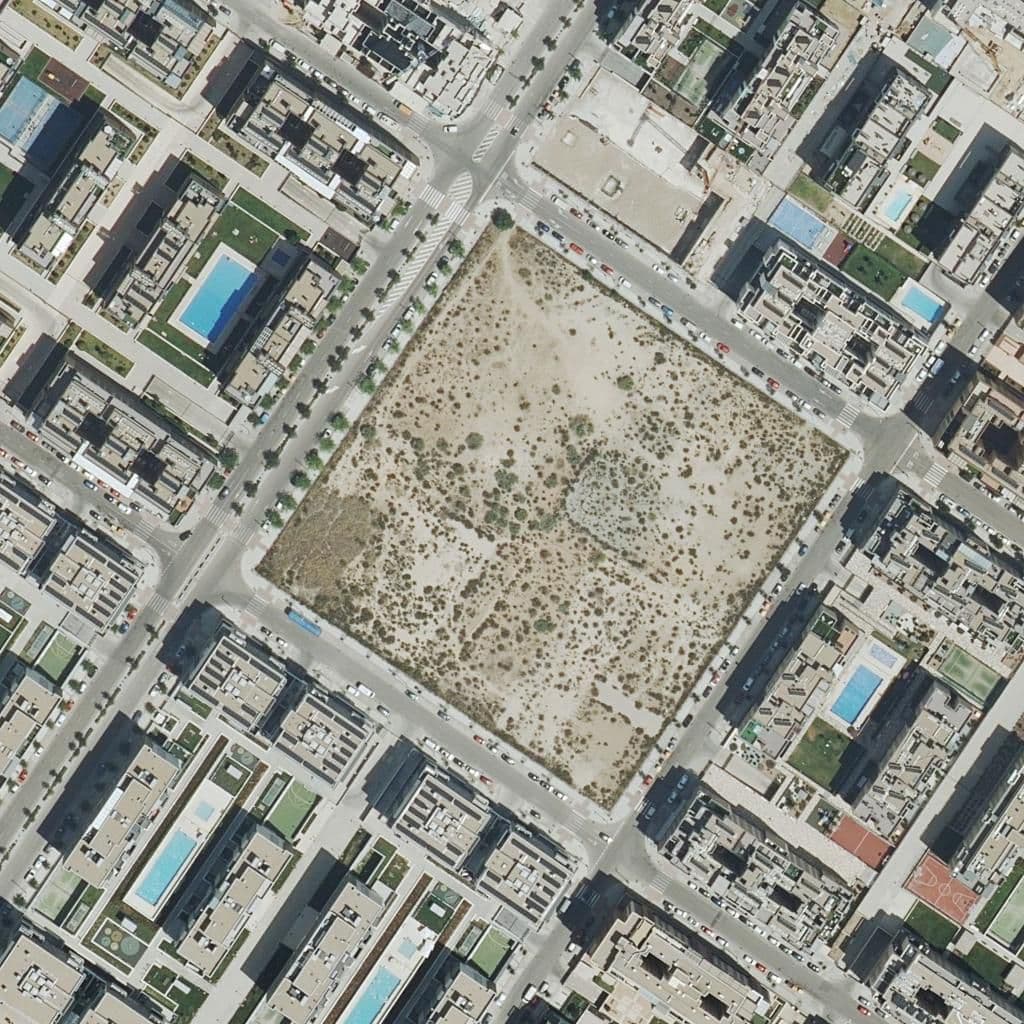Aerial view of the grounds of Barcos De Papel