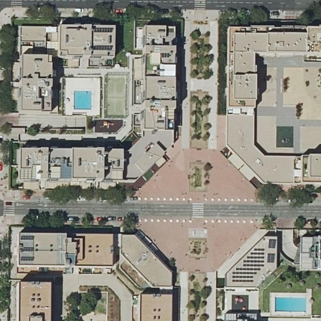 Aerial view of the grounds of Nemomarlin Barajas
