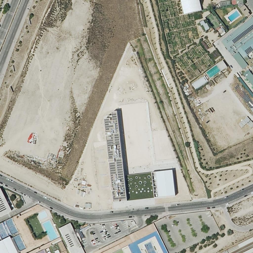 Aerial view of the grounds of Blanca Fernandez Ochoa