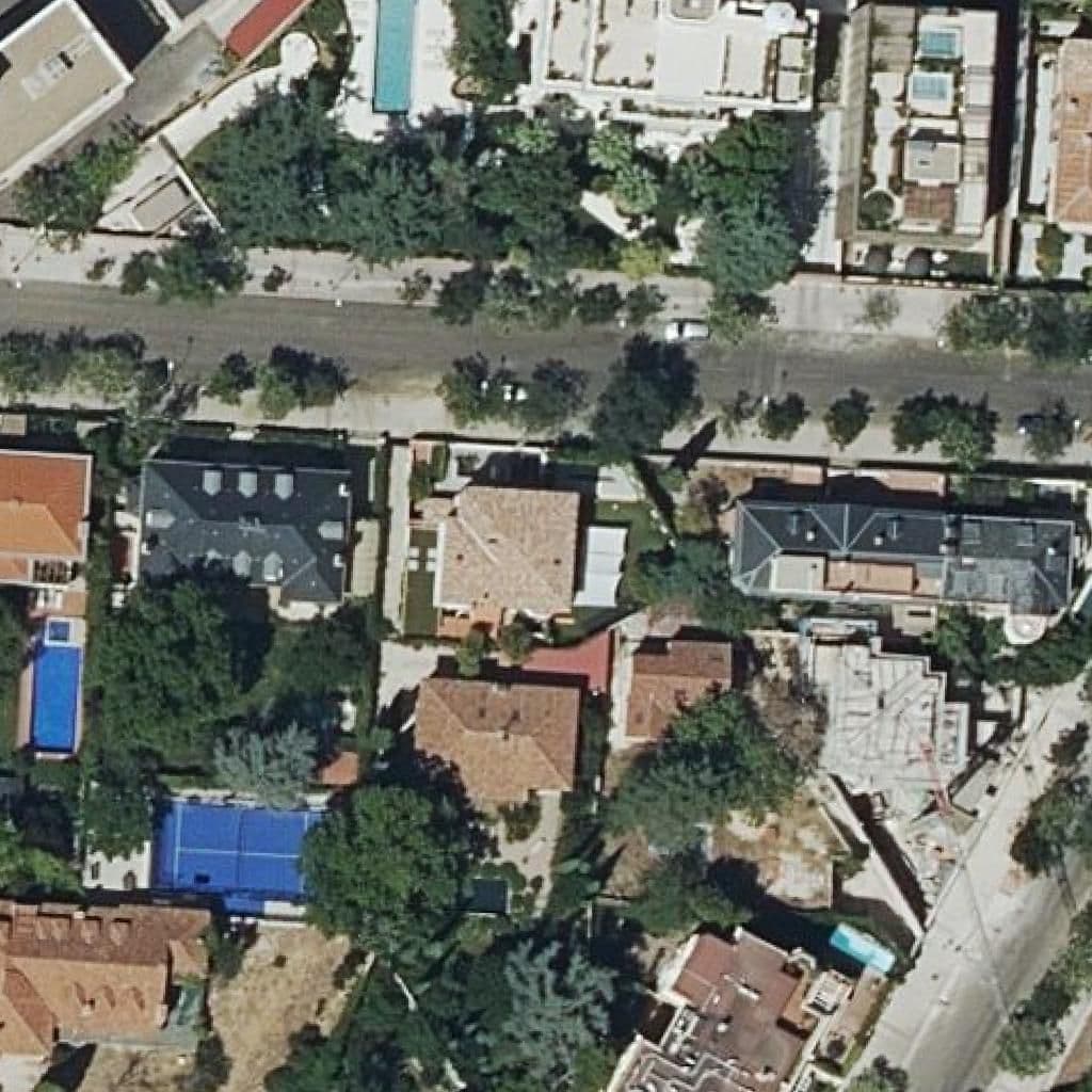 Aerial view of the grounds of Alaria Nuevos Ministerios Nursery School