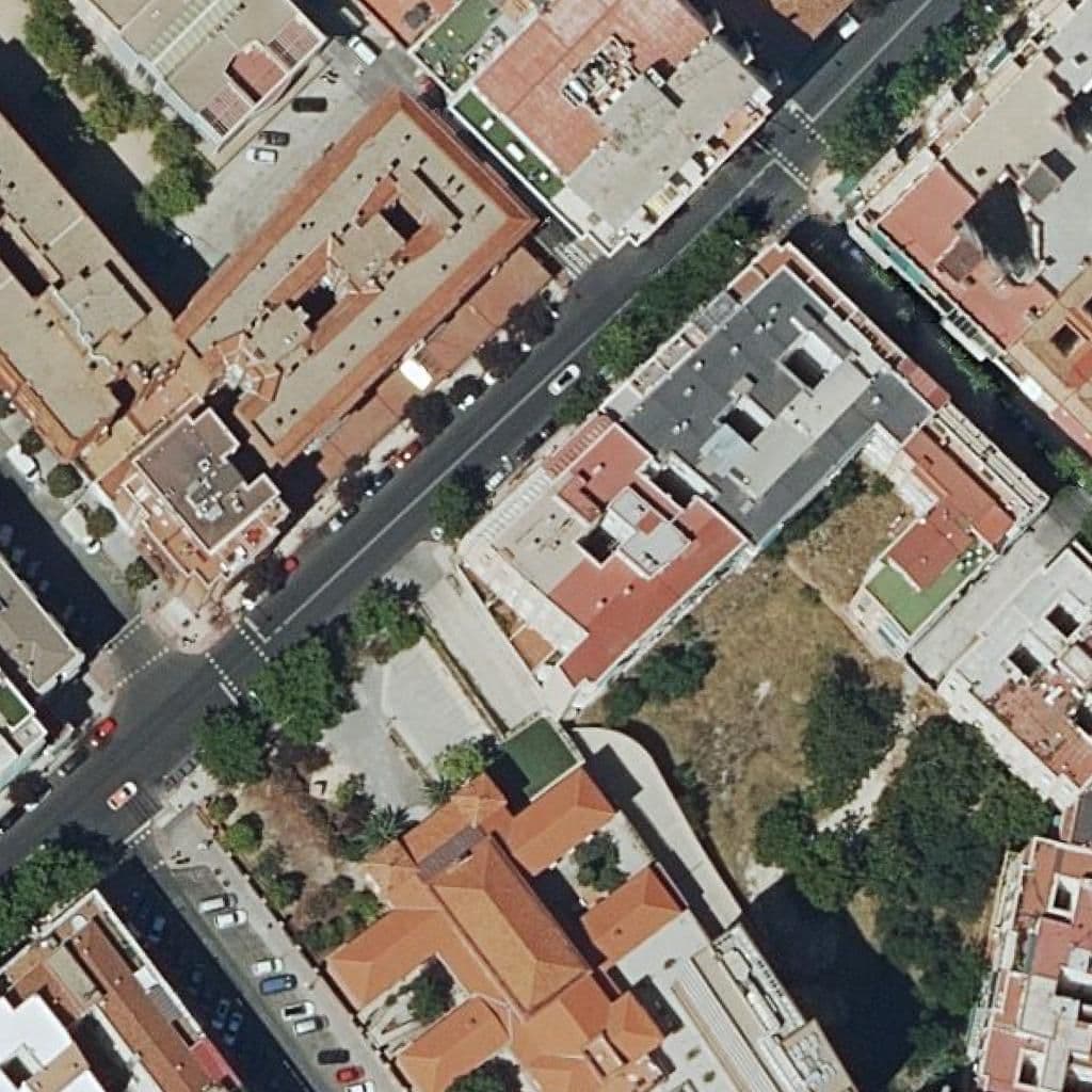 Aerial view of the grounds of Escuela Superior Musical Arts