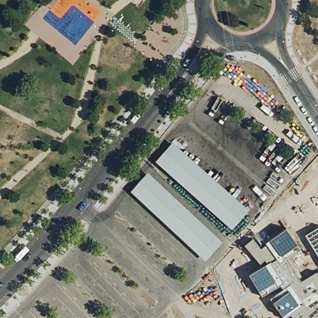 Aerial view of the grounds of Centro Integral De Formacion Profesional A Distancia Ignacio Ellacuria