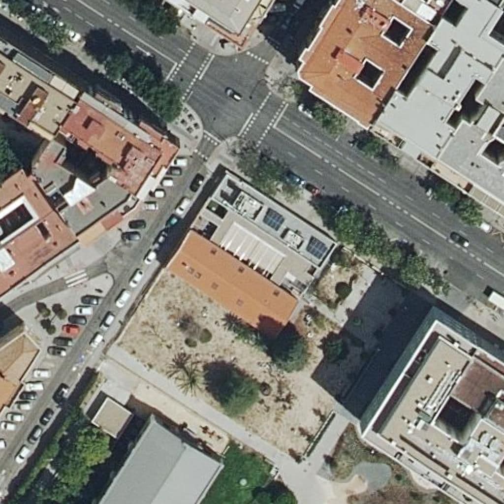 Aerial view of the grounds of Margarita Salas