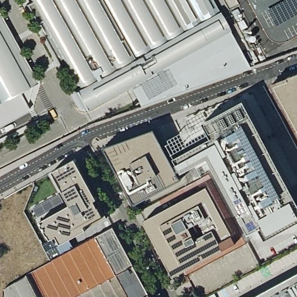 Aerial view of the grounds of Centro De Formacion Profesional Ccc Ii