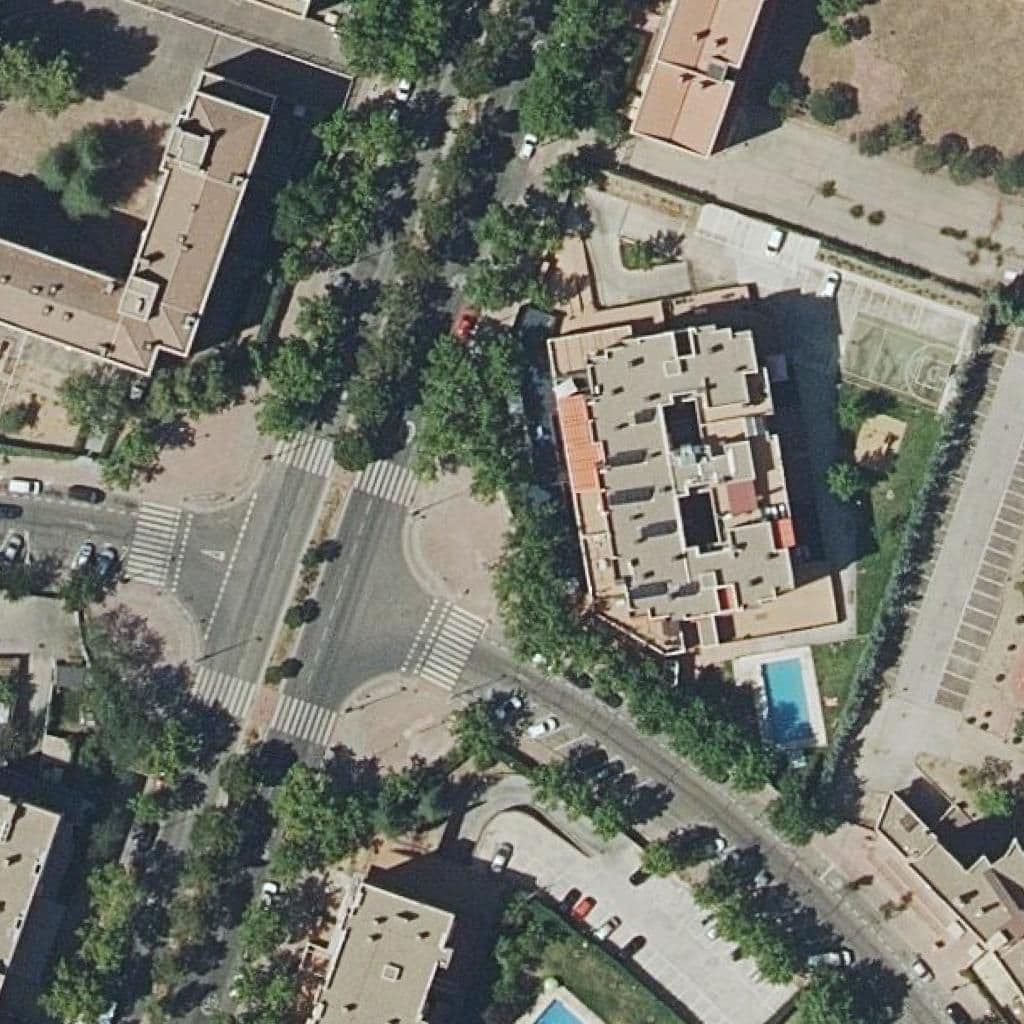 Aerial view of the grounds of Nemomarlin Alcala De Henares