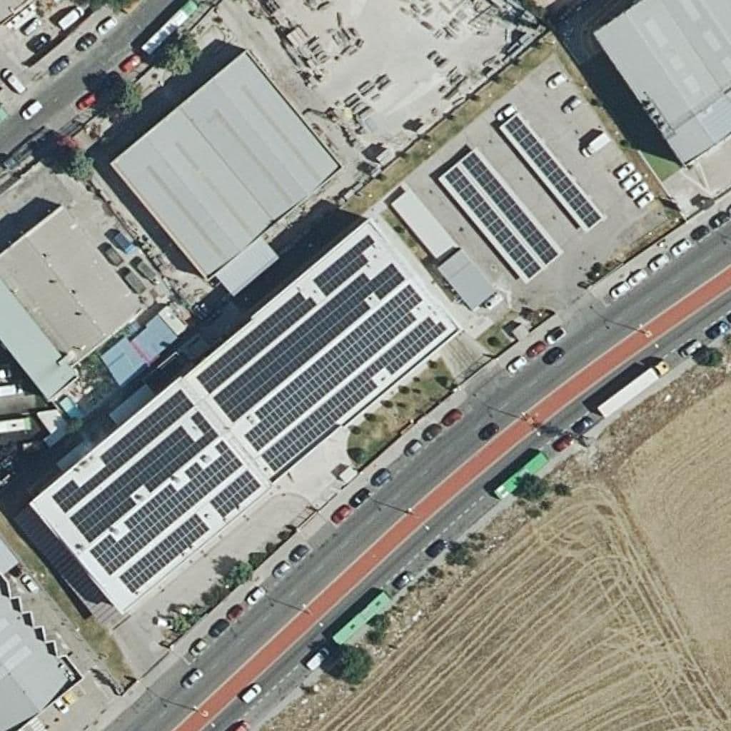 Aerial view of the grounds of Lider System Fp Alcorcon Ii