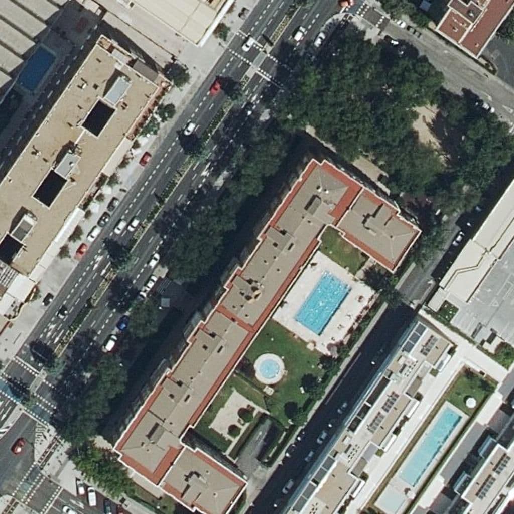 Aerial view of the grounds of Educando V