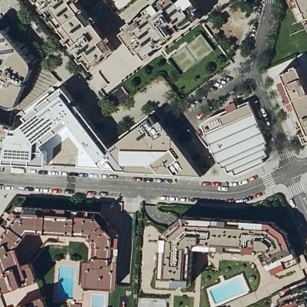 Aerial view of the grounds of Medac Albala