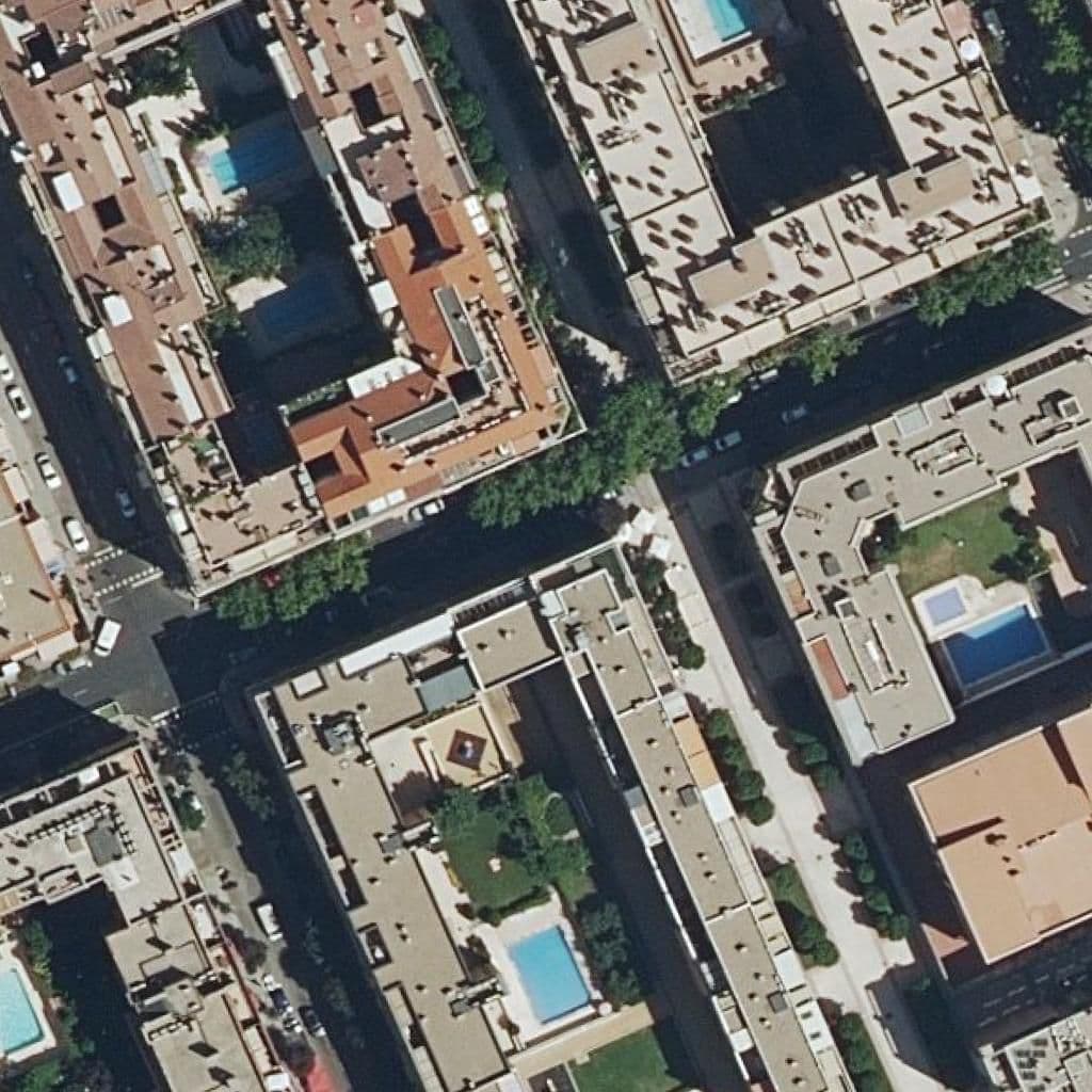 Aerial view of the grounds of Casa Nido