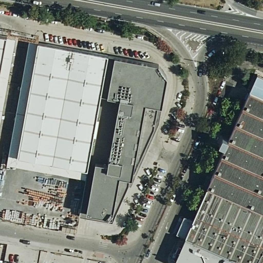 Aerial view of the grounds of Grafton