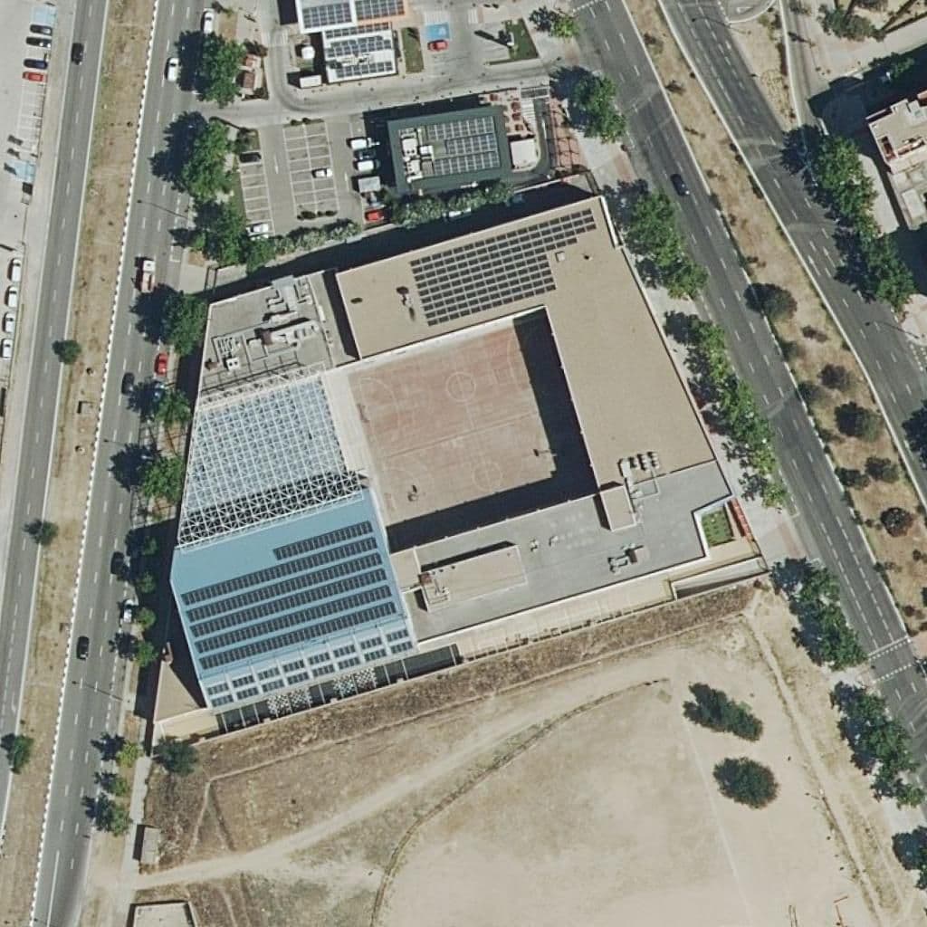 Вид сверху на территорию школы «The Power Fp Ábaco»