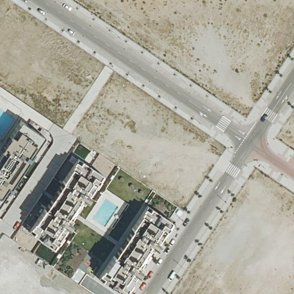 Aerial view of the grounds of Humanitas Bilingual School El Cañaveral