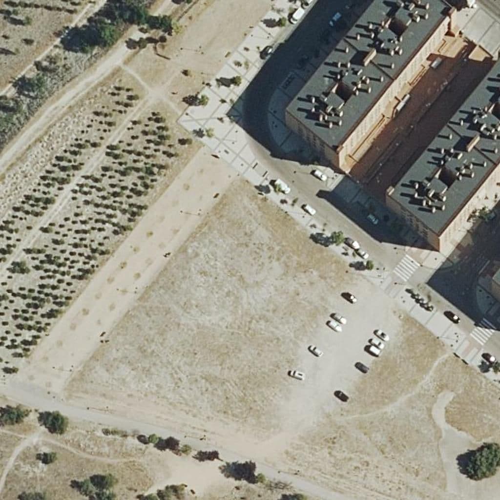 Aerial view of the grounds of Ies Eduardo Capa