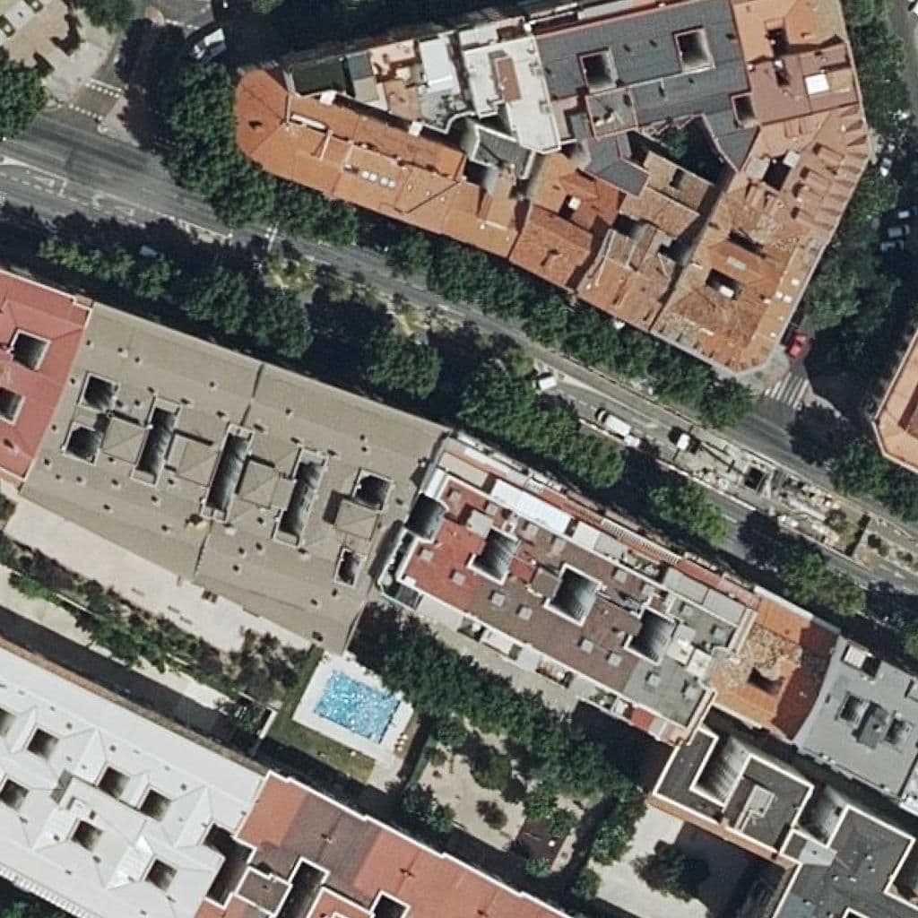 Вид згори на територію школи «Business And Language College Spain»