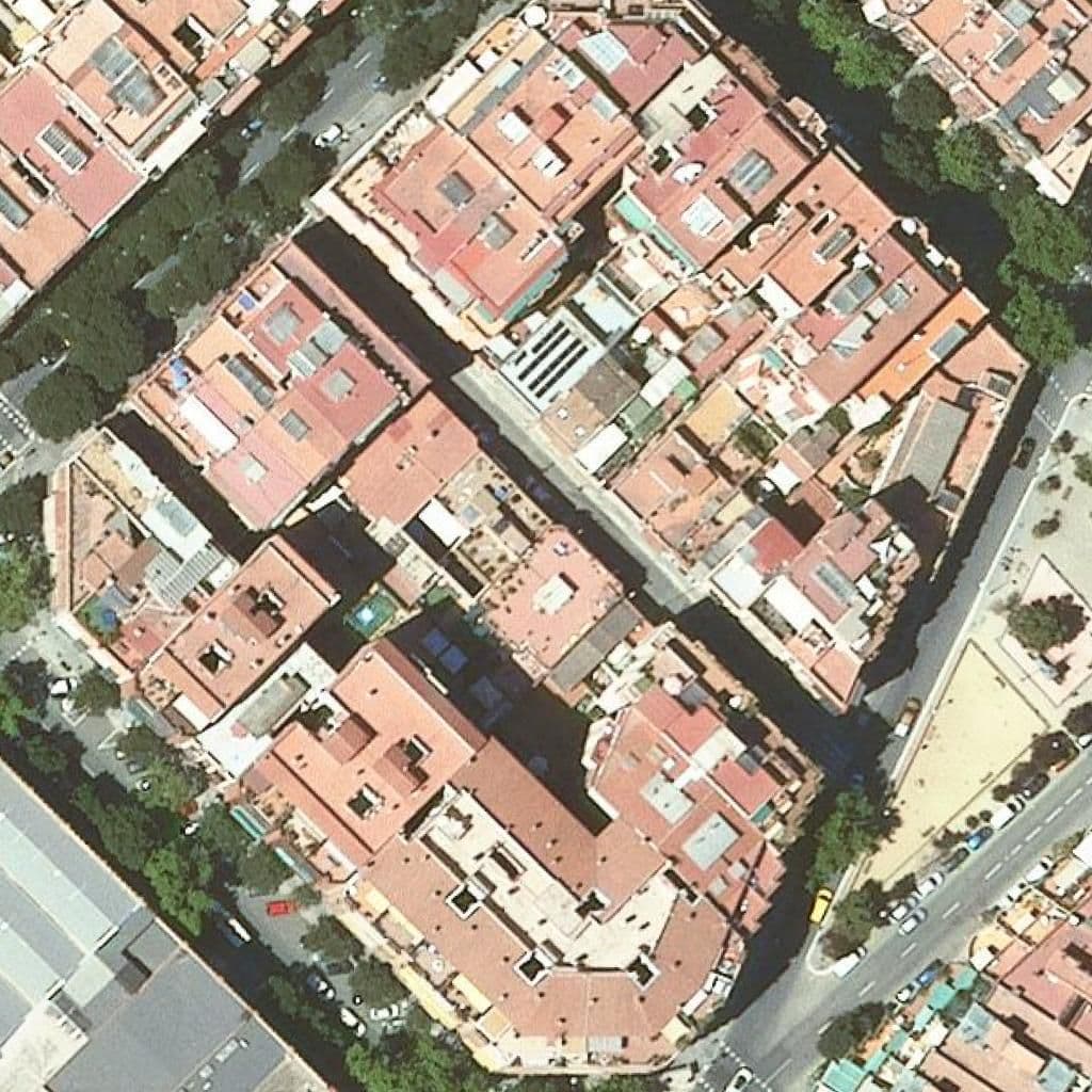 Aerial view of the grounds of Escola Bressol Cap I Cua