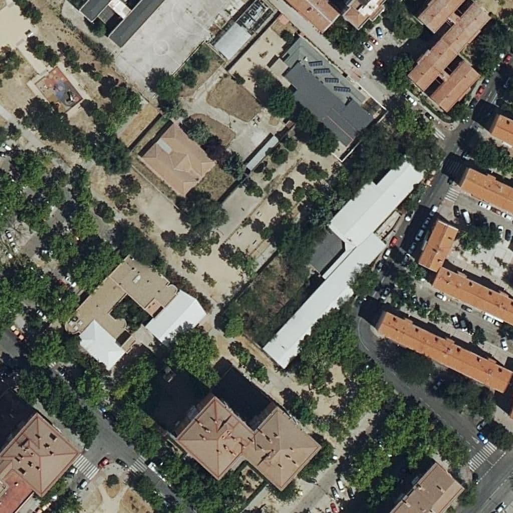 Aerial view of the grounds of Asociacion Pan Bendito