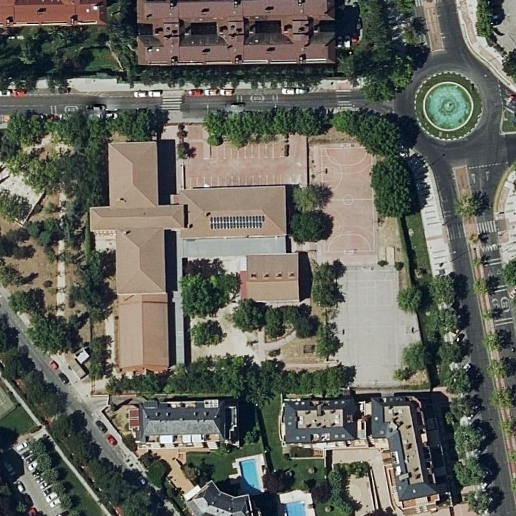 Вид згори на територію школи «C.a.p. De Majadahonda»