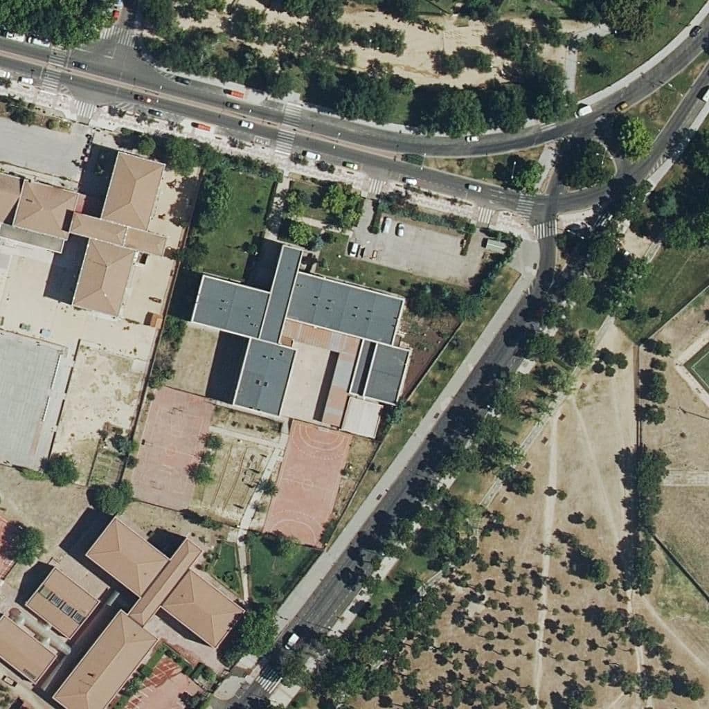 Aerial view of the grounds of Equipo Atencion Temprana Alcorcon