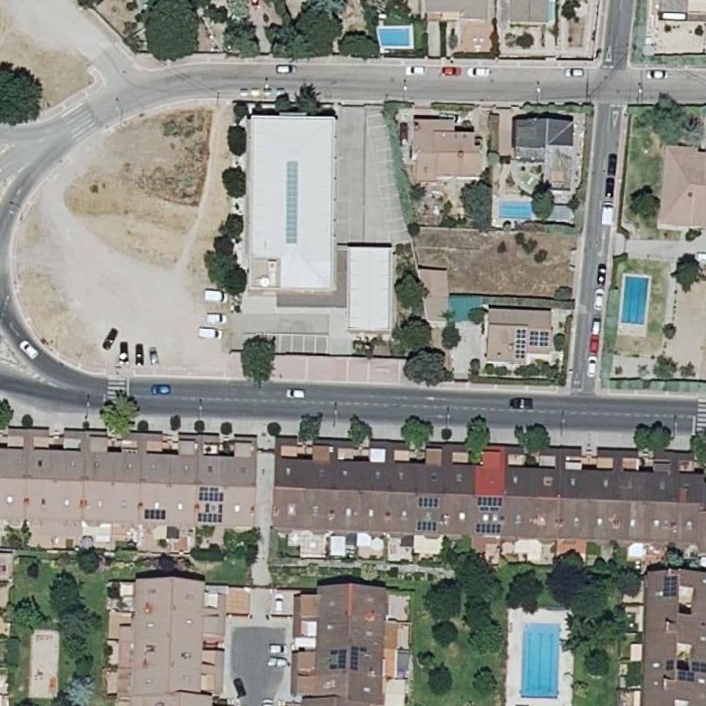 Вид сверху на территорию школы «Madrid-Oeste»
