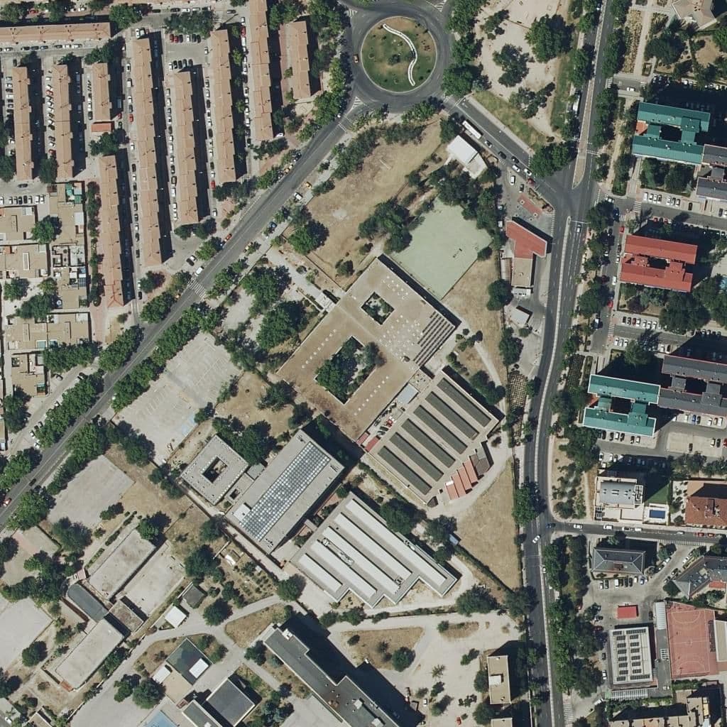 Aerial view of the grounds of Centro Regional De Enriquecimiento Educativo Para Alumnado Con Altas Capacidades (Creacim)