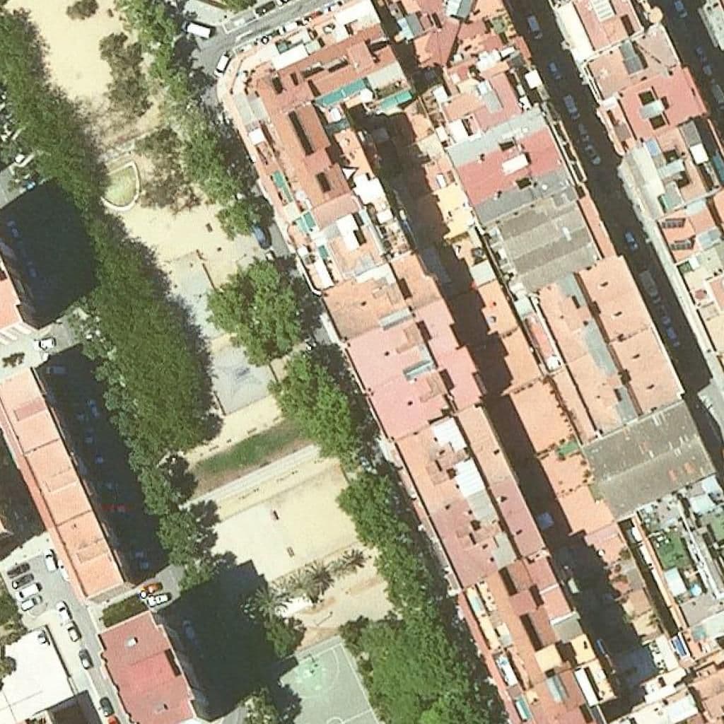 Aerial view of the grounds of Lli Privada Paf, El Drac Màgic