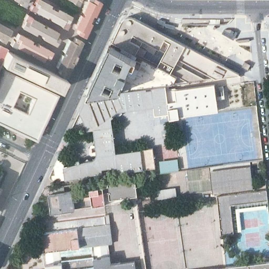 Вид сверху на территорию школы «Freinet»