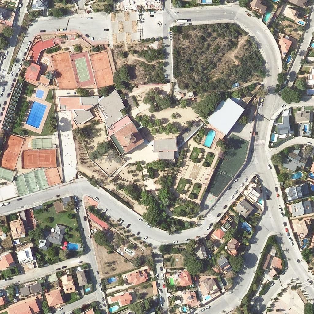 Aerial view of the grounds of Garbí Pere Vergés