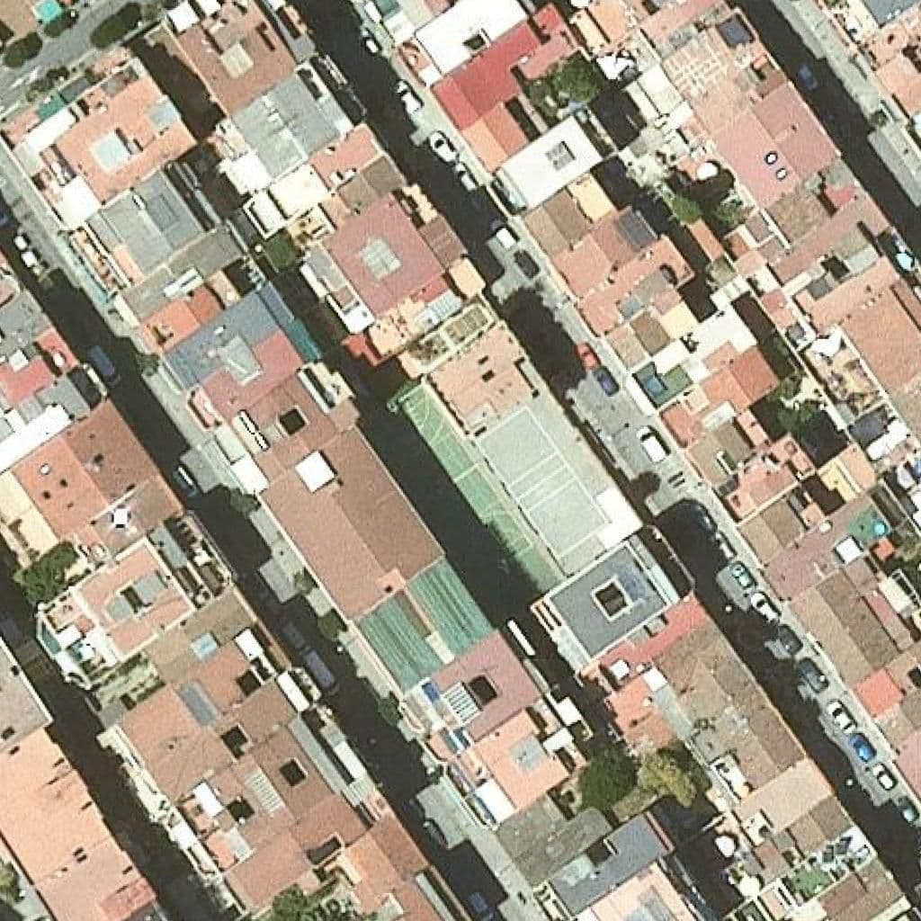 Aerial view of the grounds of Santíssima Trinitat
