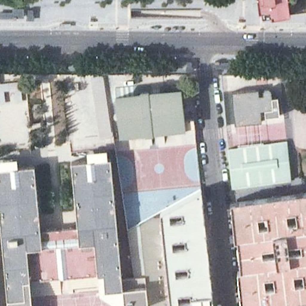 Вид сверху на территорию школы «Ciudad De Almería»